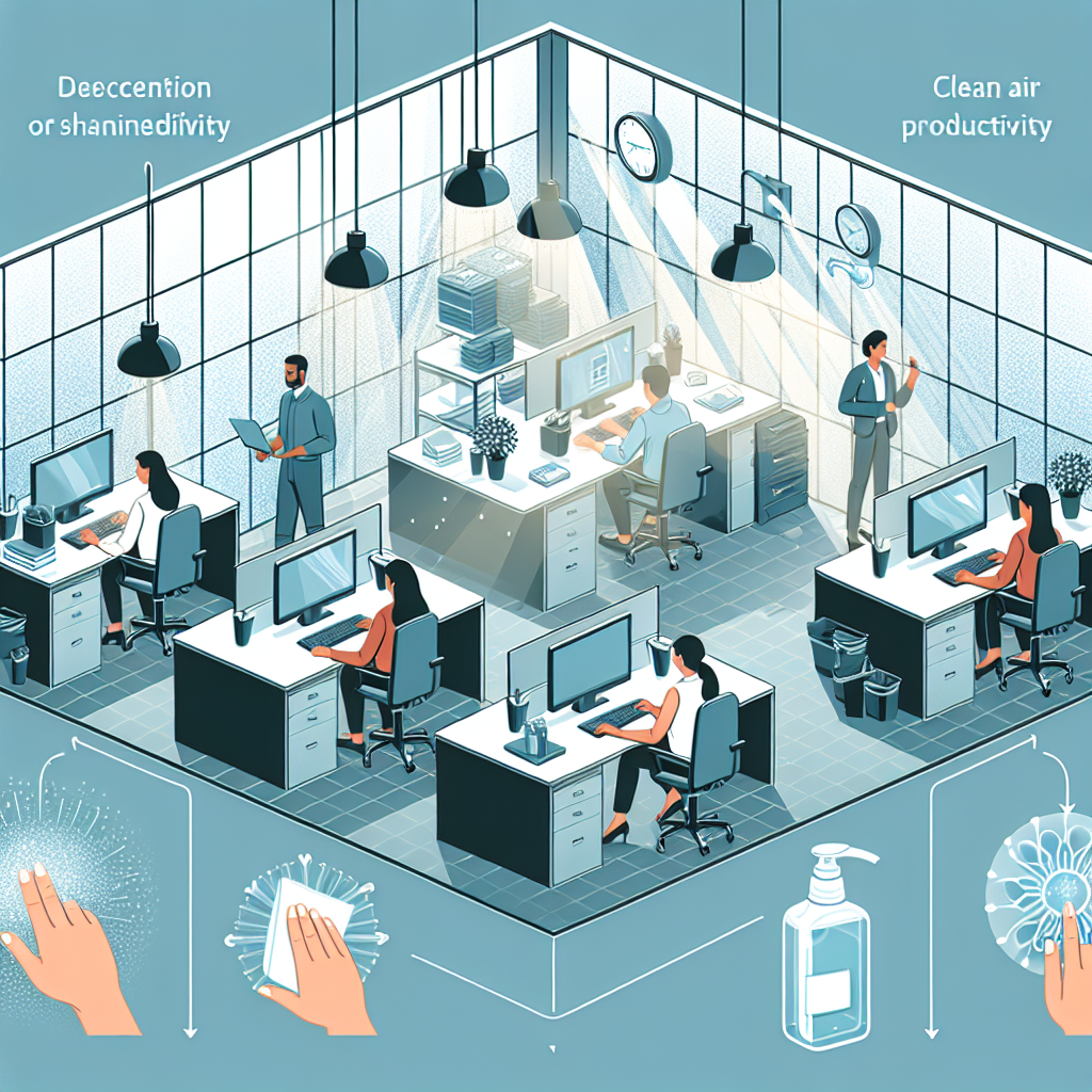 De invloed van hygiëne op productiviteit in het kantoor