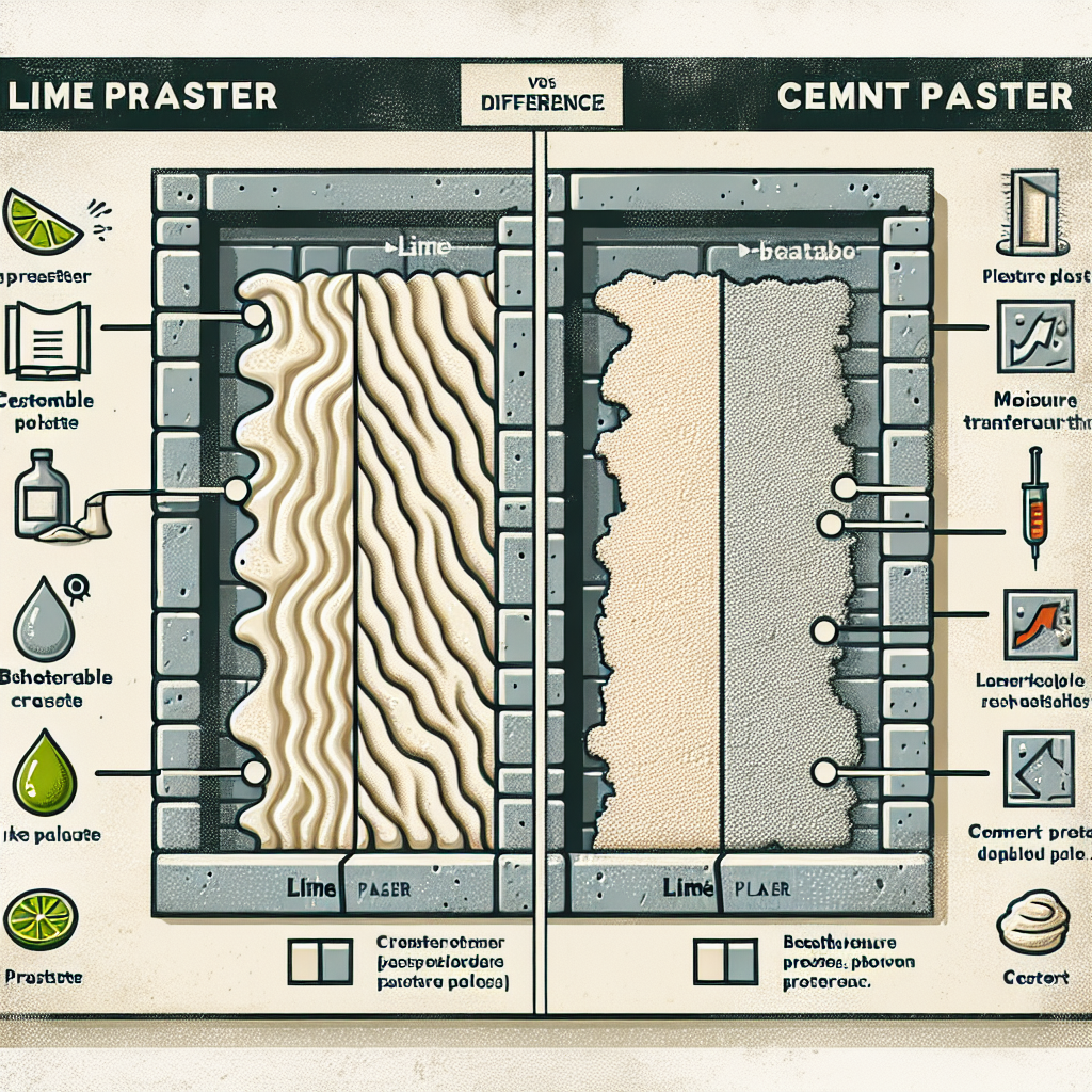Het Verschil Tussen Kalkstuc en Cementstuc voor Jouw Project