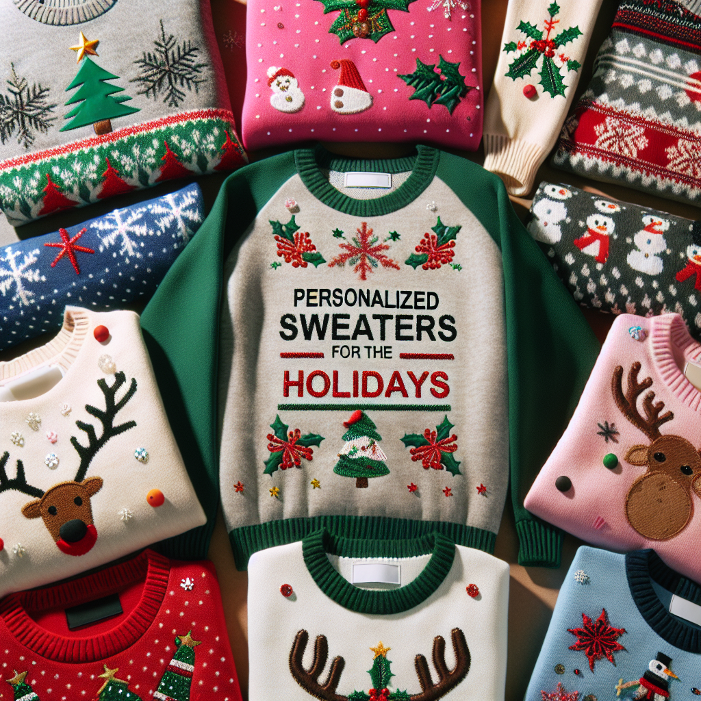 Persoonlijke Truien voor de Feestdagen: Maak ze Uniek en Speciaal
